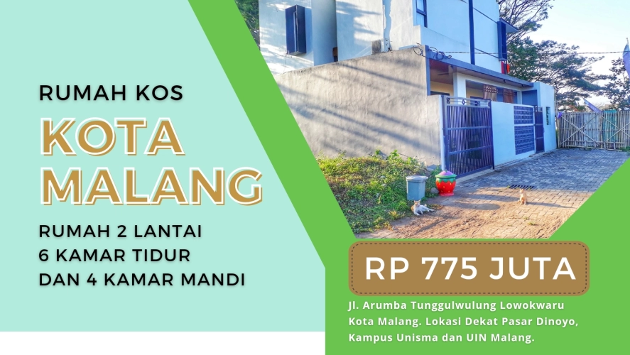 Rumah Daerah Suhat Lowokwaru Kota Malang