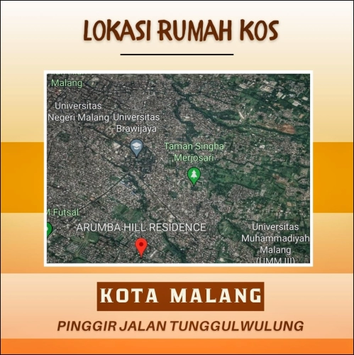 Rumah Kos 2 Lantai Kota Malang