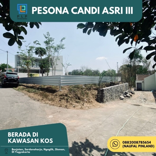 Tanah dijual di pesona candi asri iii kabupaten sleman