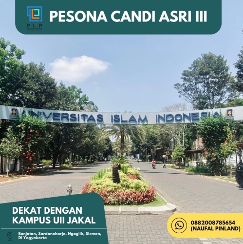 Jual tanah di pesona candi asri iii kabupaten sleman