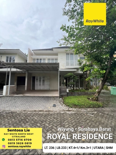 Rumah dijual di perumahan royal residence  - wiyung- surabaya babatan, wiyung, kota surabaya, jawa timur