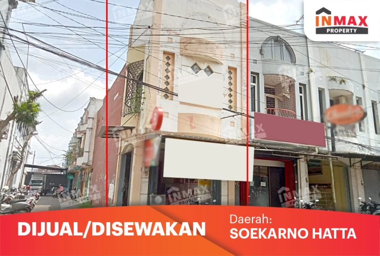 Ruko Dijual/ Disewakan di Kawasan Soekarno Hatta Malang, Pusat Kota Malang