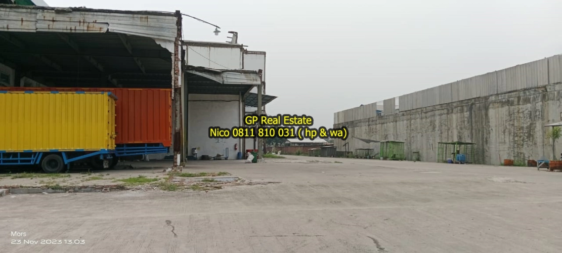 n990 Dijual Gudang bagus Peternakan Kapuk Cengkareng JakBar 34 x 144,5 muat container
