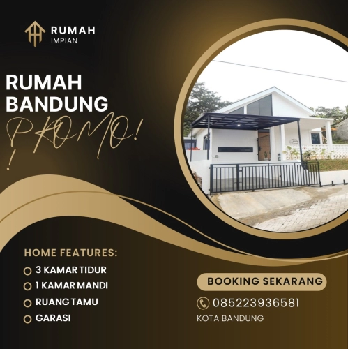 Rumah dijual di jatihandap antapani kidul, antapani, kota bandung, jawa barat